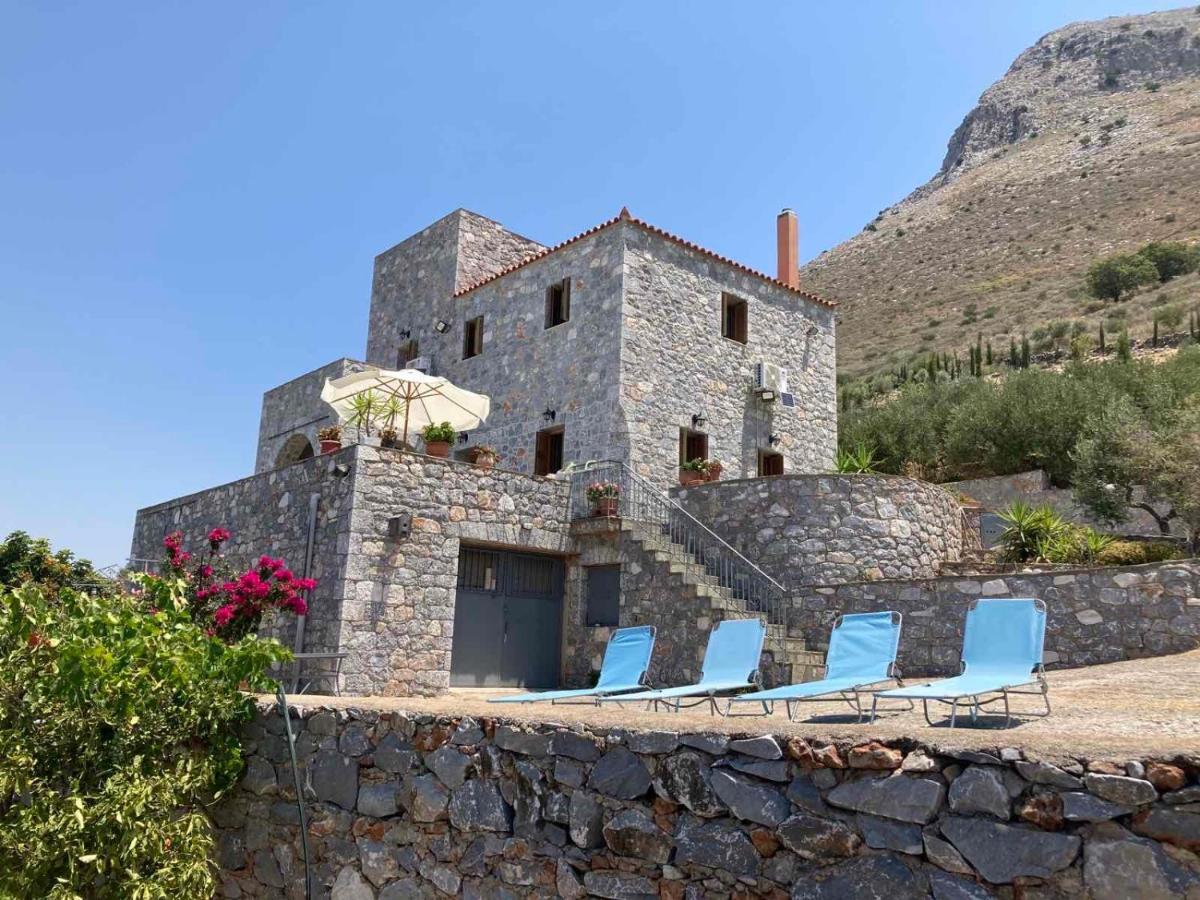 Πύργος Παραδοσιακός Με Μαγευτική Θέα - Villa Traditional Tower With Amazing Sea View Areopoli Exterior foto